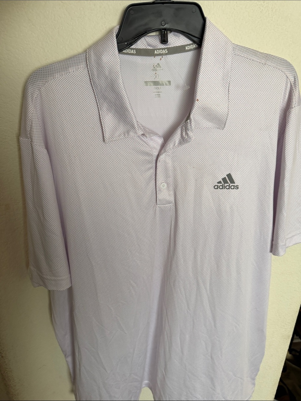 adidas Men's Light Lavender Polo Shirt